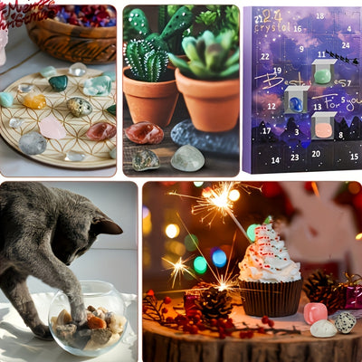 АДВЕНТ КАЛЕНДАР С КРИСТАЛИ ЗА 2025 ГОДИНА