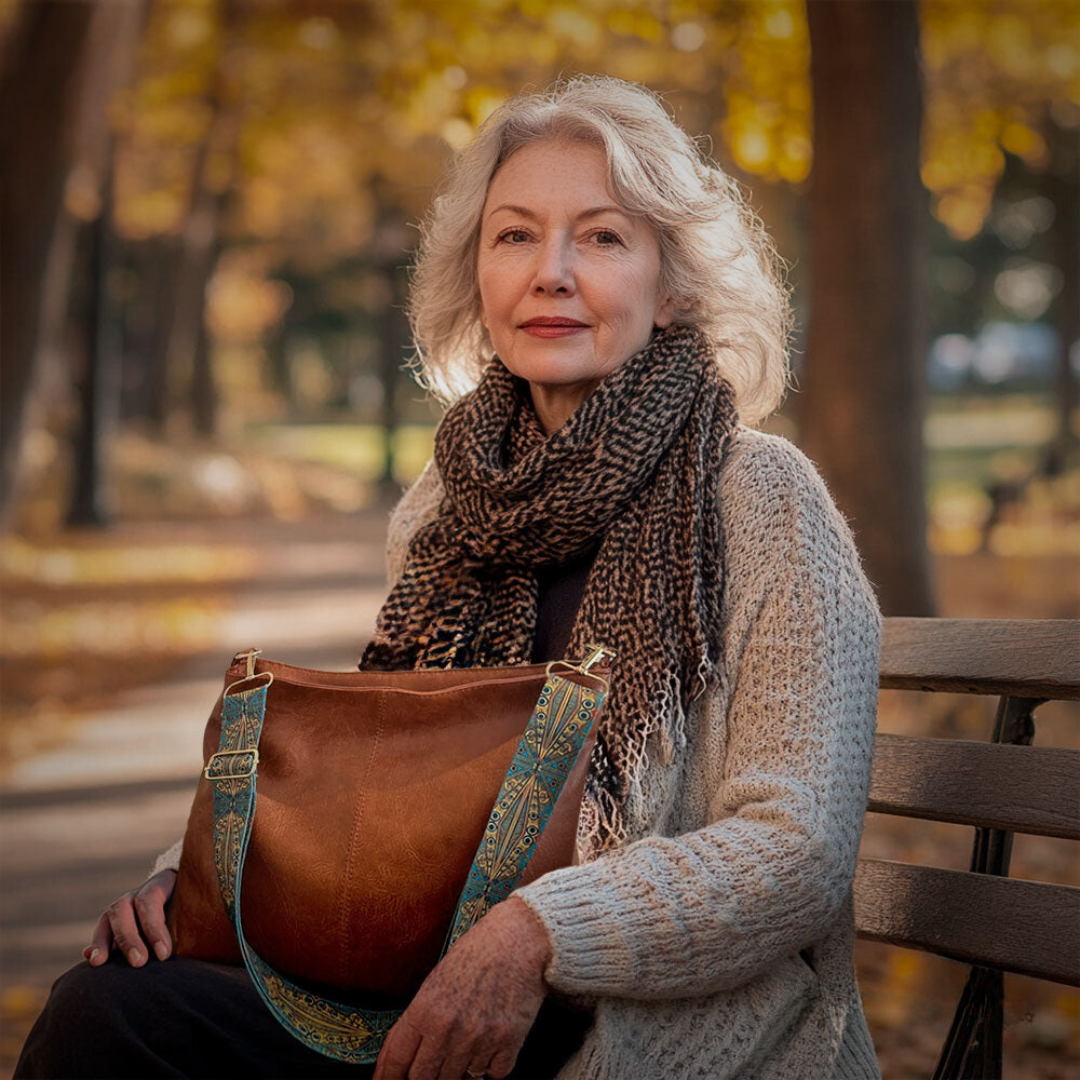 Николина | Винтидж чанта с презрамка