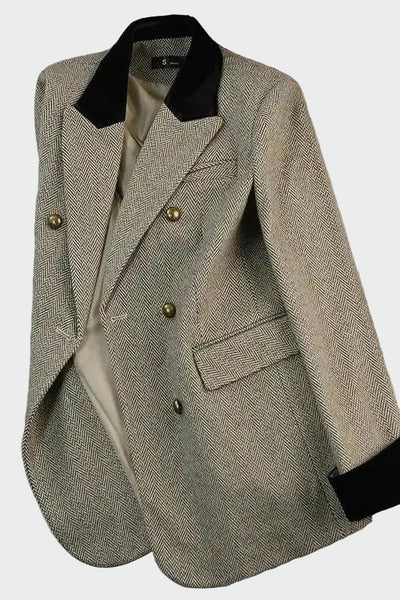 Сако с Двустранно Закопчаване